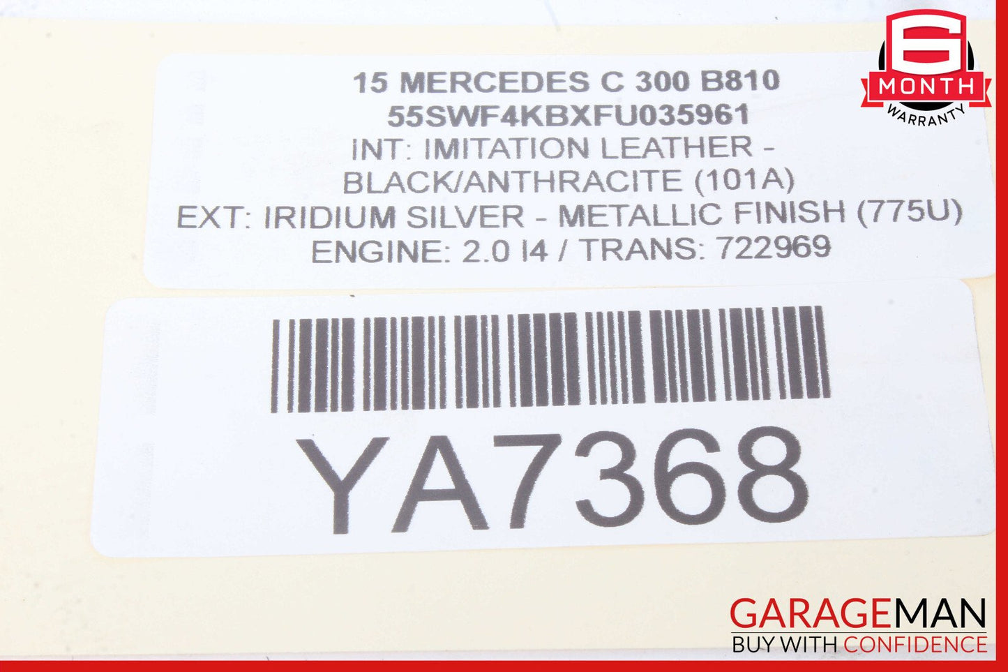 14-19 Mercedes W205 C300 GLC350 S550 Keyless Go Entry Control Module OEM