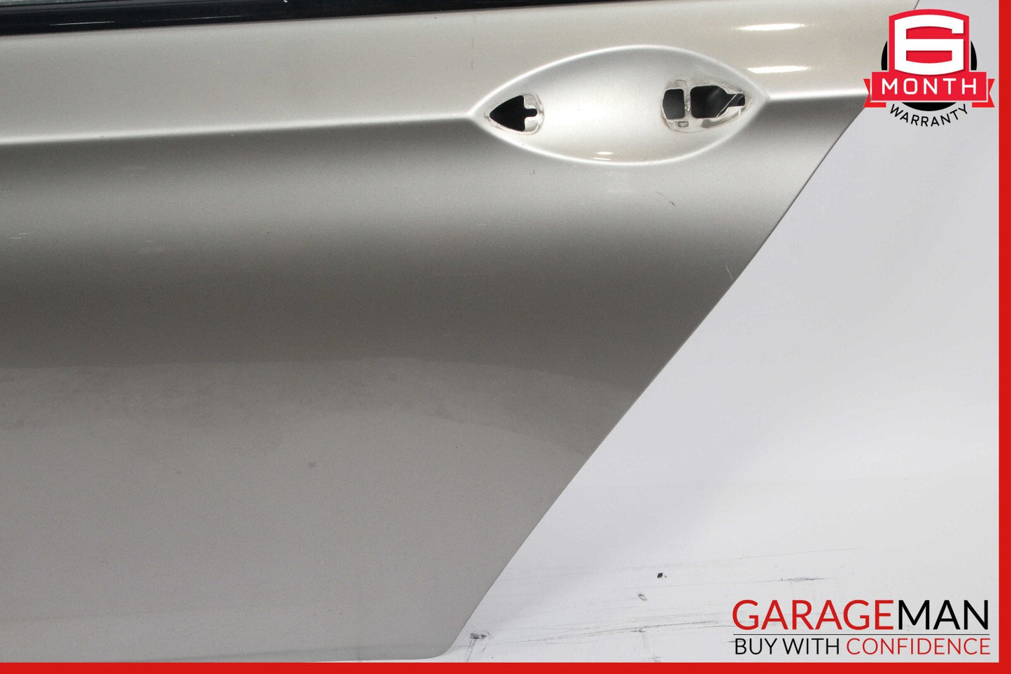 09-15 BMW 750i 750Li Rear Left Exterior Door Shell Panel Silver OEM
