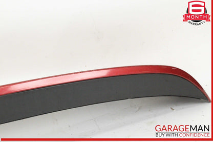 07-15 Audi Q7 Rear Trunk Hatch Spoiler Wing Red w/ Brake Light 4L0827933 OEM