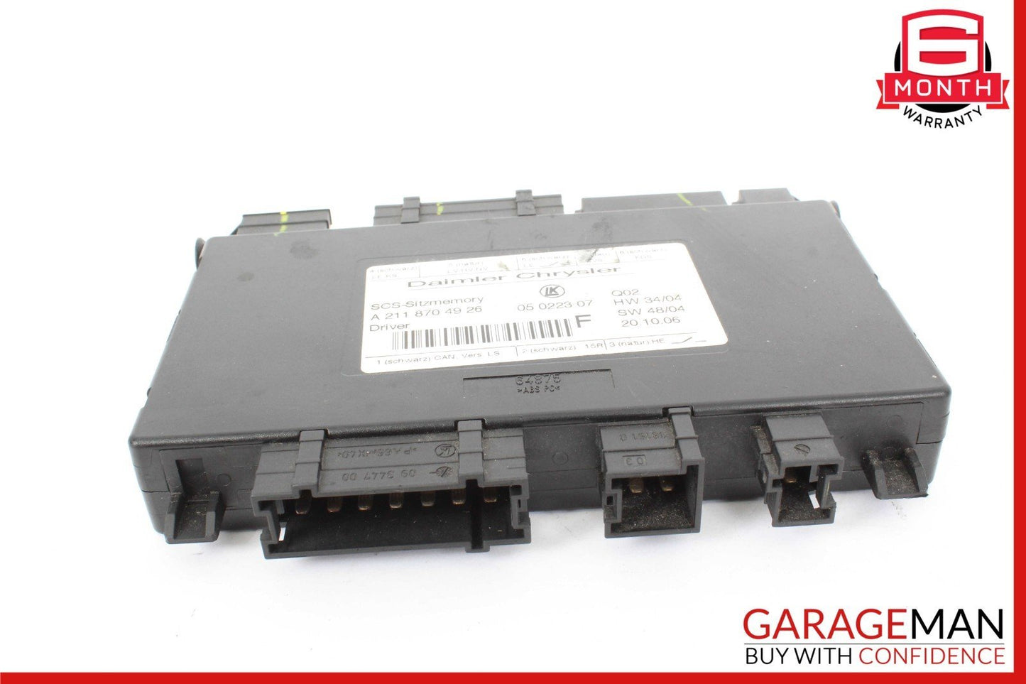 03-12 Mercedes W163 ML500 R500 Front Left Side Seat Control Module OEM