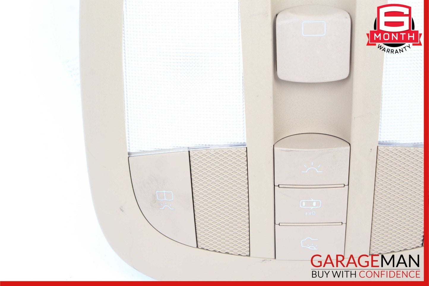 06-12 Mercedes X164 GL450 ML550 R350 Front Overhead Dome Light Lamp Brown OEM