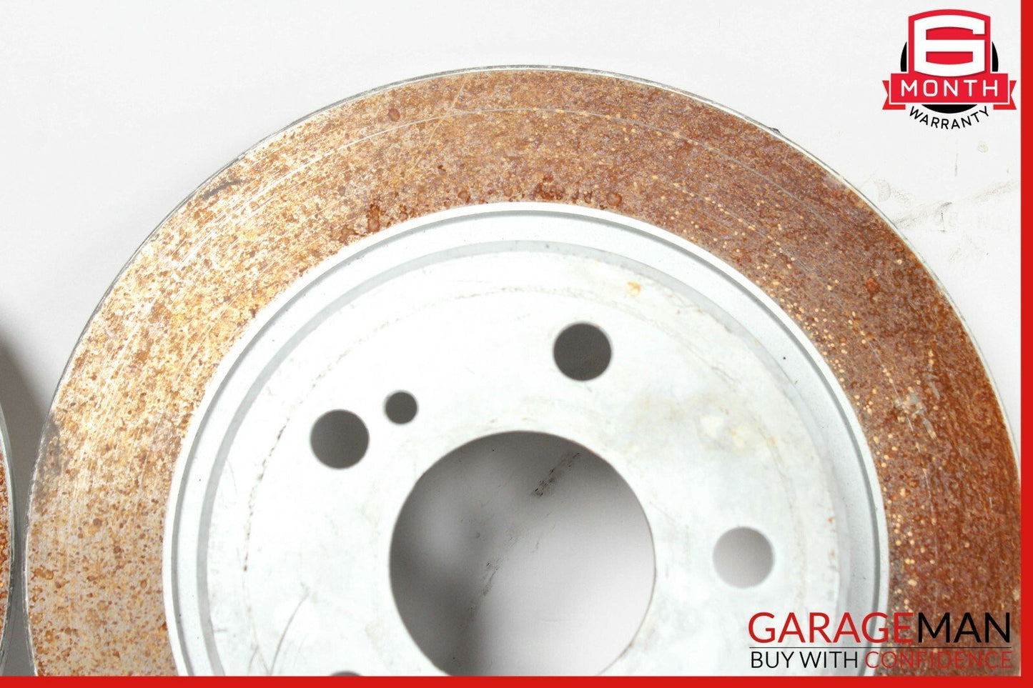 90-02 Mercedes R129 300SL SL500 Rear Brake Rotors Disc Left and Right Set OEM