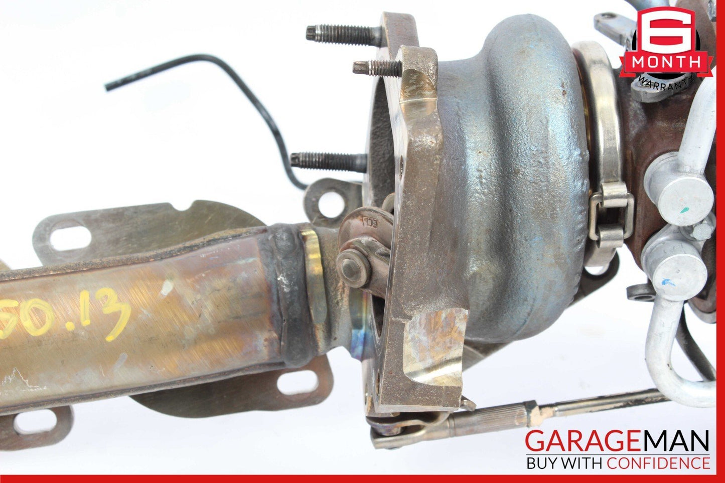 11-14 Mercedes W221 S500 S550 4.7L Left Side Turbocharger Turbo Charger Manifold