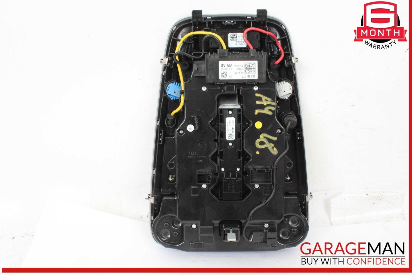 17-19 Audi A4 Allroad Front Console Overhead Dome Light 8W0947135CS OEM