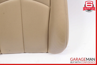 07-09 Mercedes W211 E350 Front Left/Right Top Upper Seat Cushion Cover Beige OEM