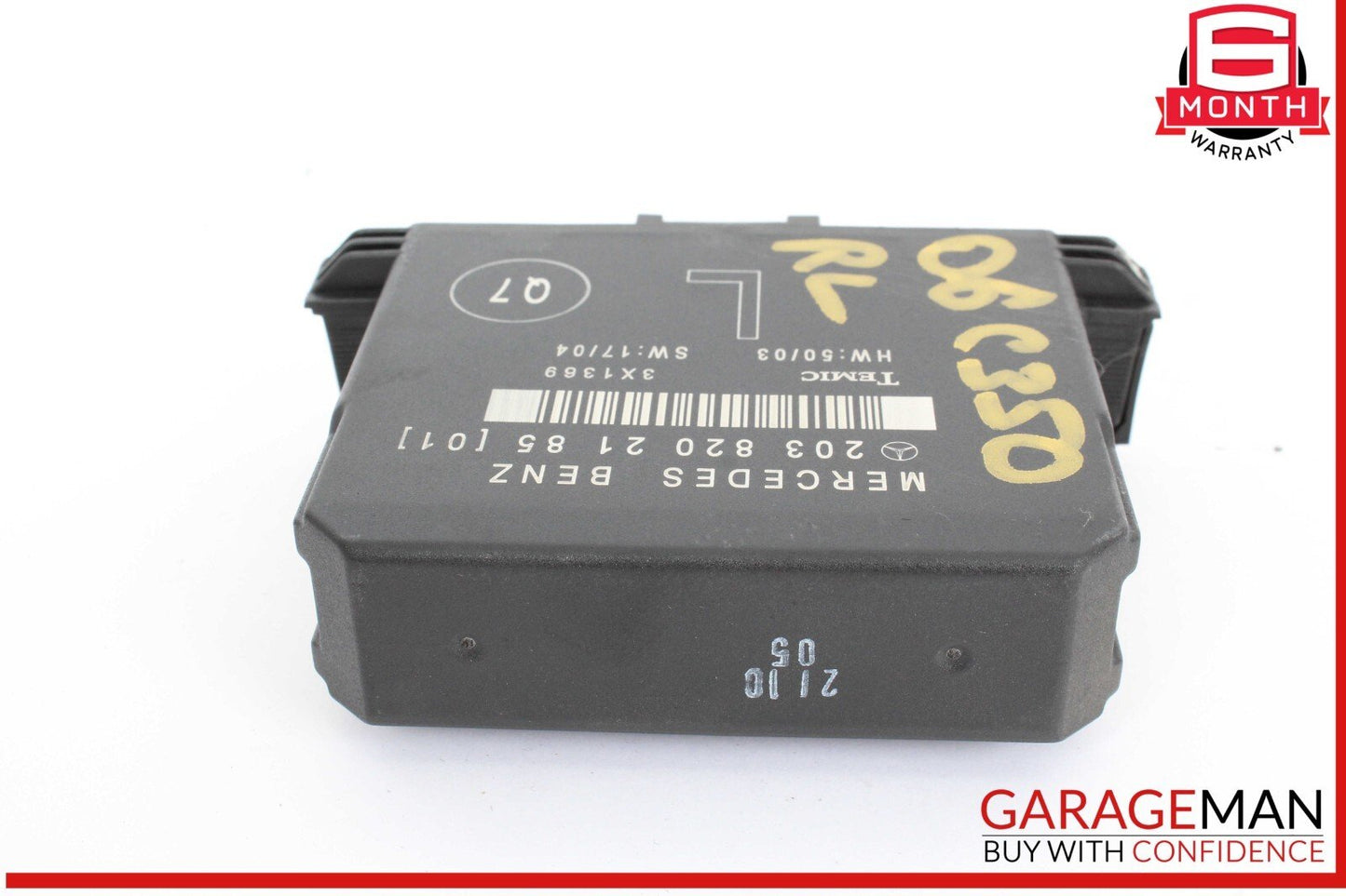 01-07 Mercedes W203 C350 Sport Rear Left Side Door Control Module 2038202185 OEM