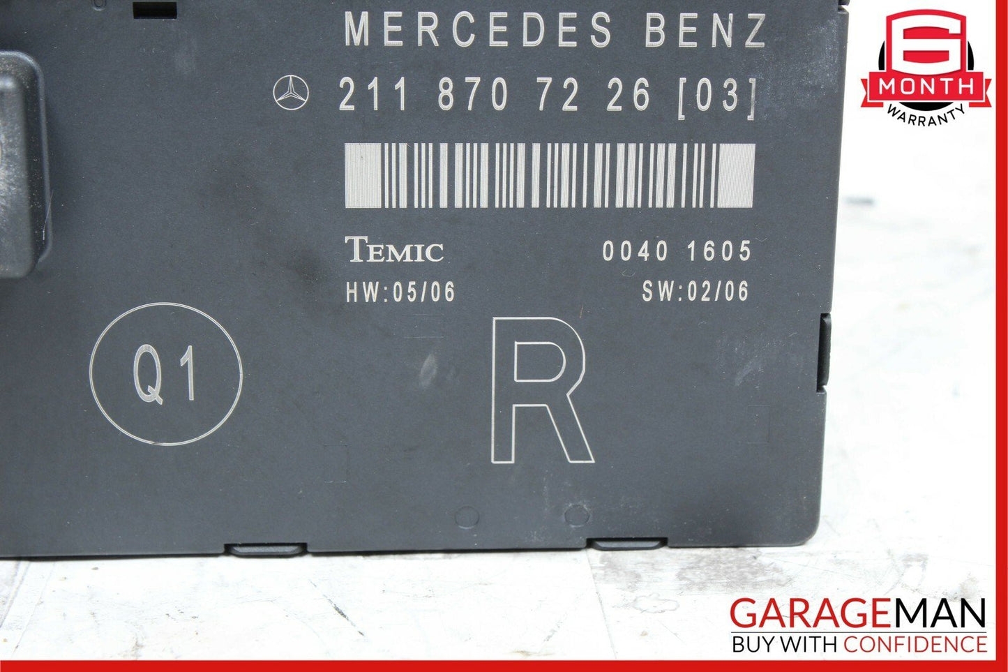 03-09 Mercedes W211 E350 E550 Front Right Side Door Controller Module Unit
