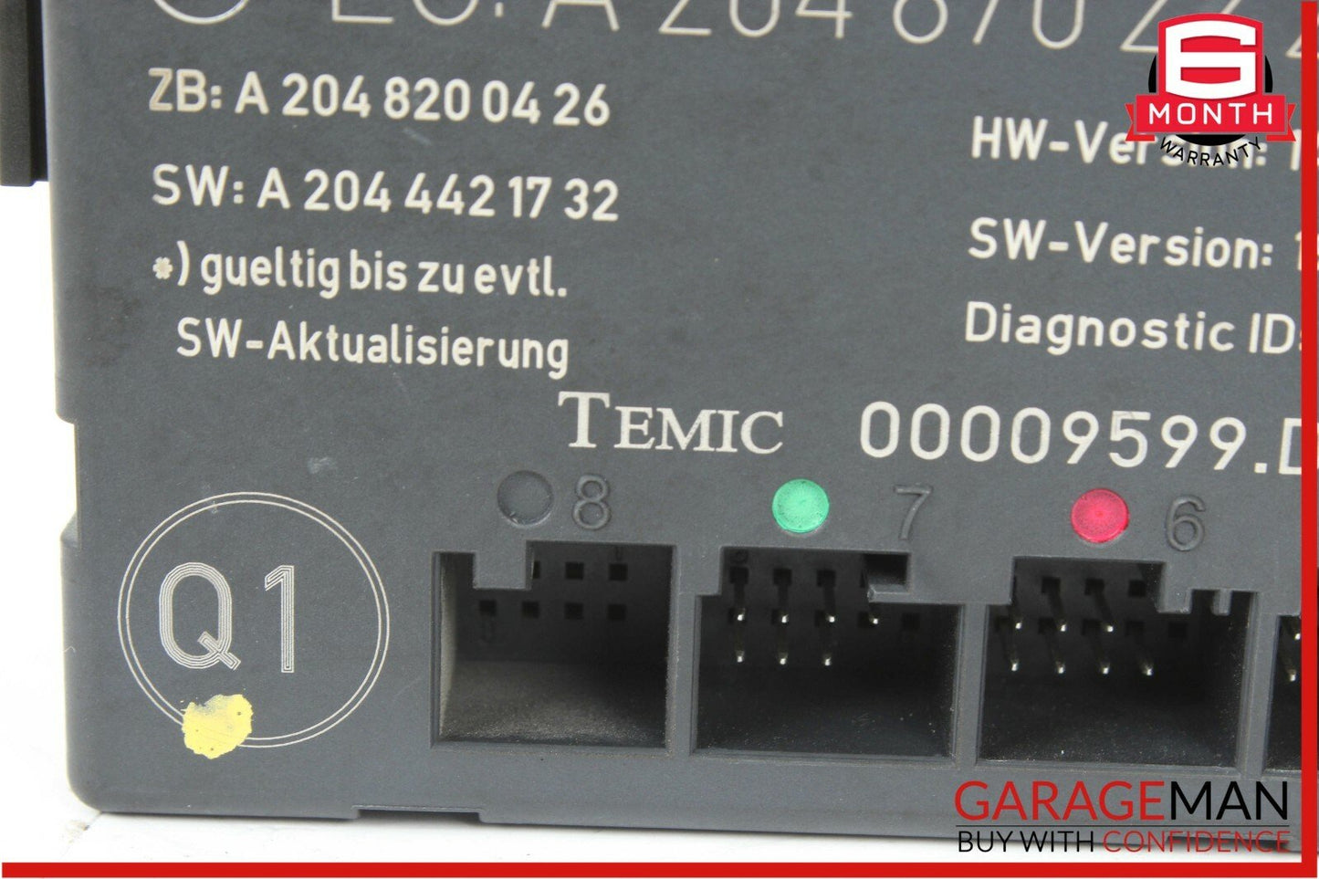 08-14 Mercedes W204 C350 Front Right Passenger Side Door Control Module Unit OEM