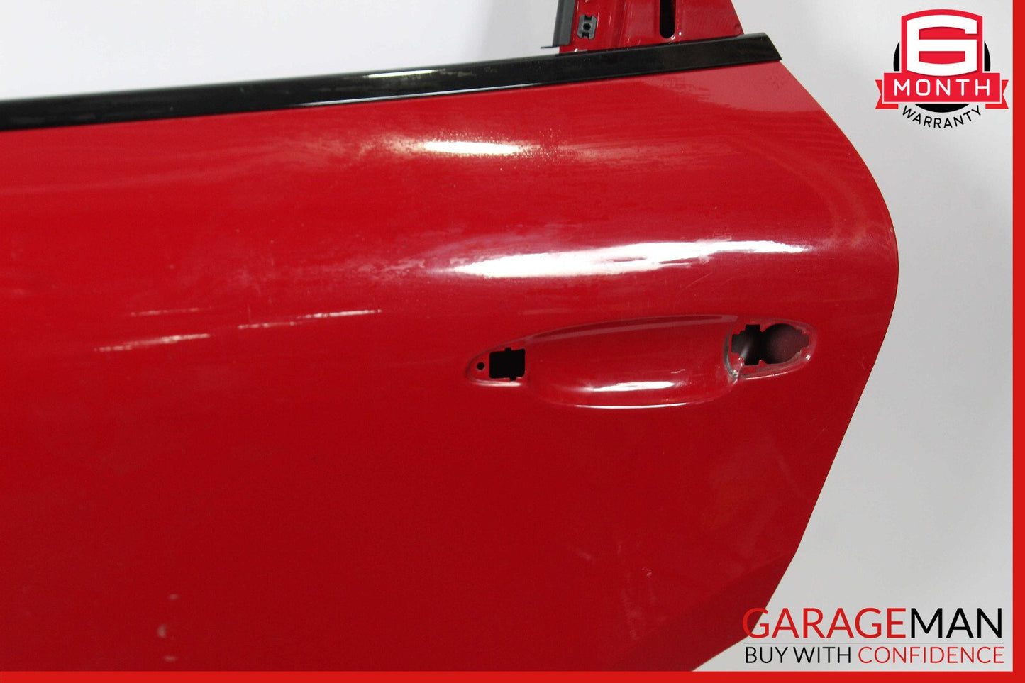15-23 Porsche Macan Rear Left Driver Side Exterior Door Shell Red OEM