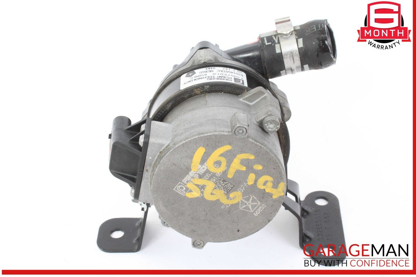 12-19 Fiat 500E EV Electric Auxiliary Coolant Water Pump 52014557AC OEM