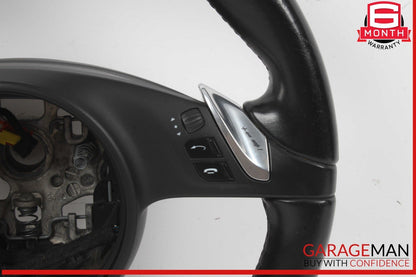 11-14 Porsche Cayenne 958 Steering Wheel w/ Paddle Shifters Black OEM