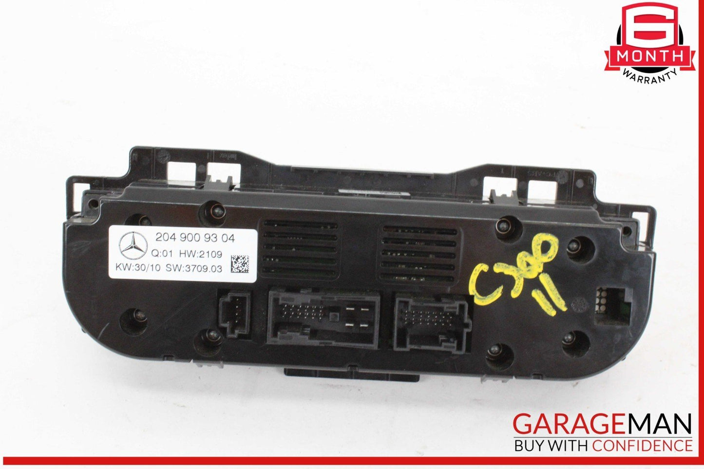 08-11 Mercedes W204 C300 C63 AMG AC A/C Heater Temperature Climate Control OEM
