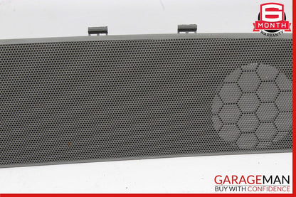 03-12 Mercedes R230 SL500 SL550 Rear Deck Speaker Cover Trim Panel Gray OEM