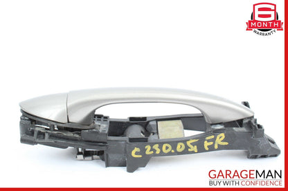 05-07 Mercedes W203 C230 C320 C350 Front Right Exterior Door Handle Silver OEM