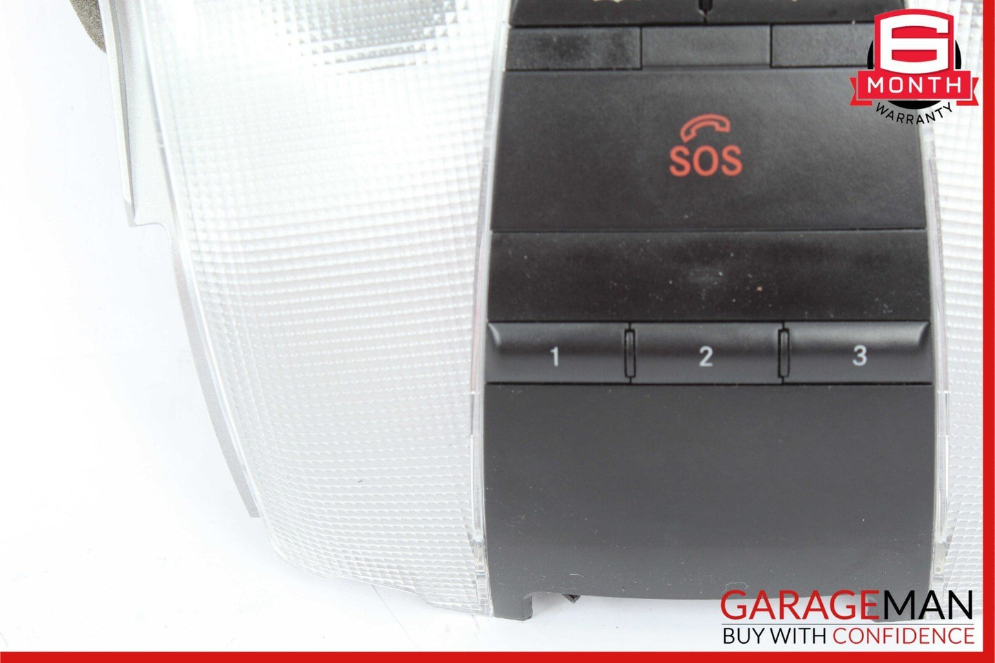 05-11 Mercedes R171 SLK350 SLK280 Overhead Reading Dome Light Lamp Black