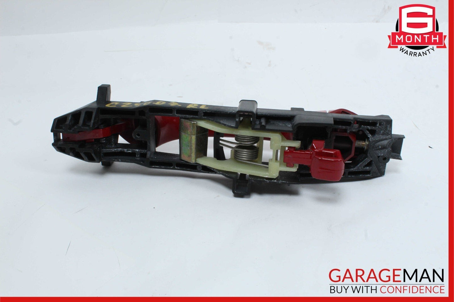 01-07 Mercedes W203 C230 Rear Left Driver Side Exterior Door Handle Red OEM