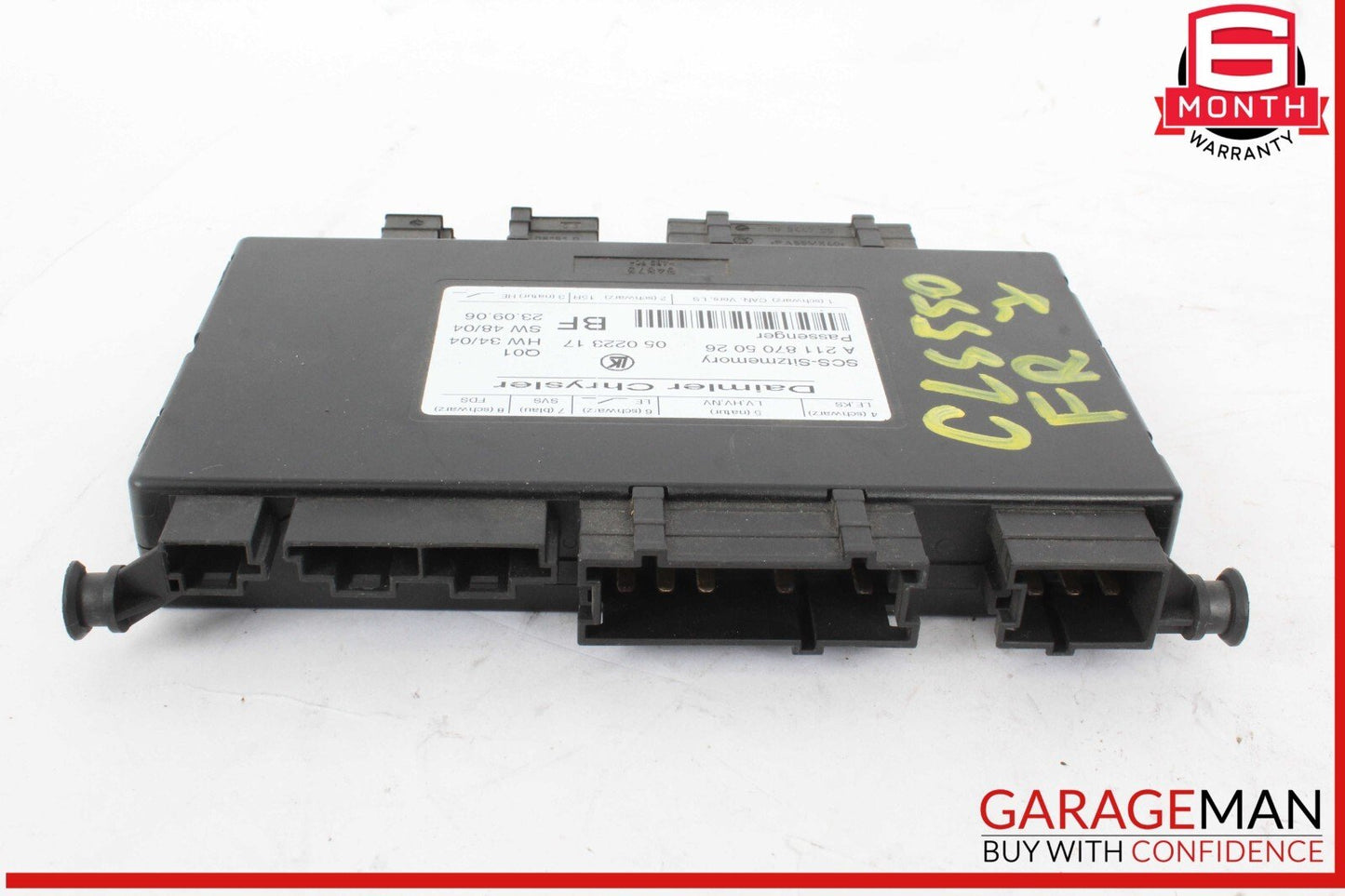 03-12 Mercedes W219 CLS550 ML350 Front Right Side Seat Control Module OEM