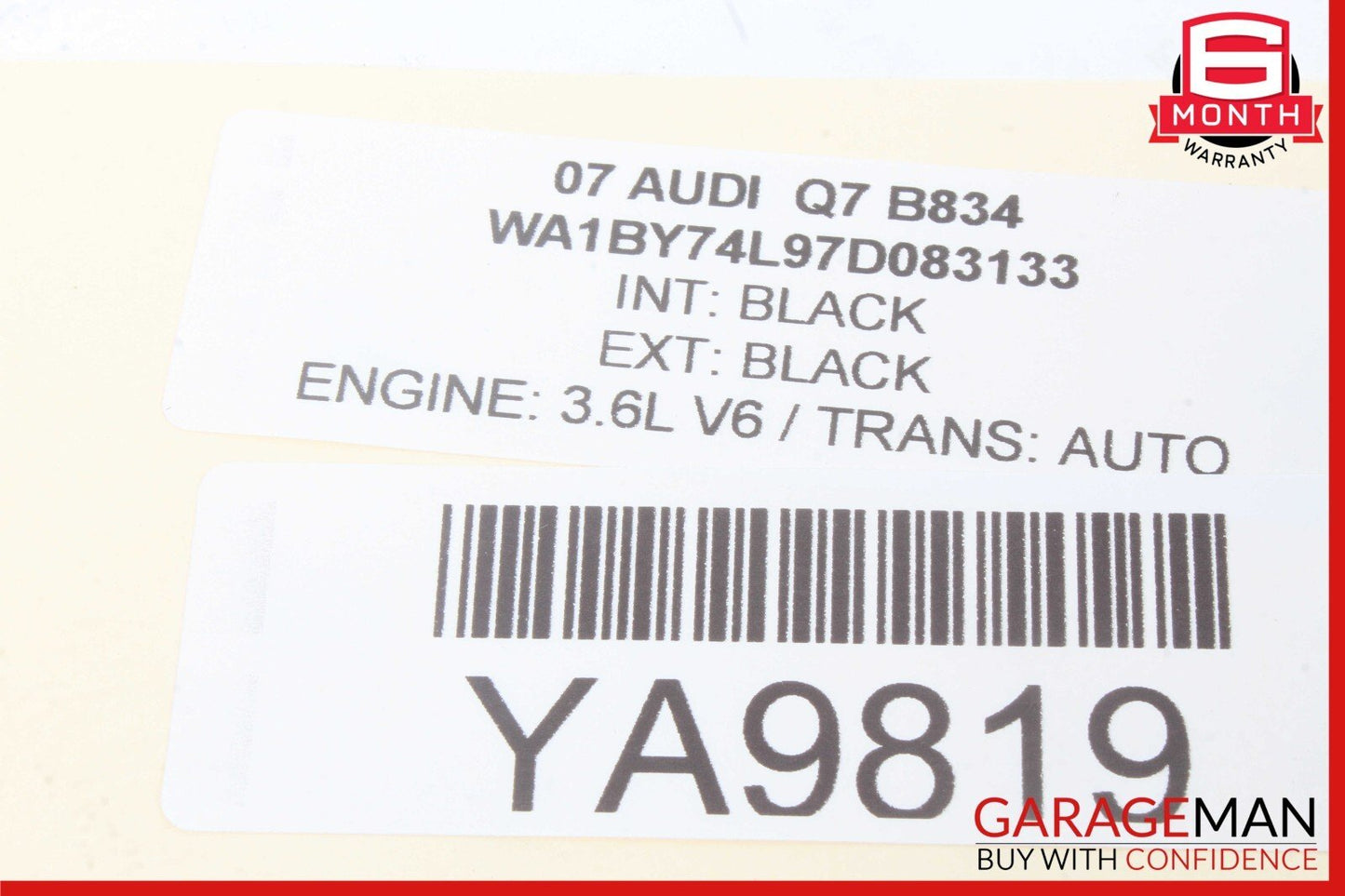 07-09 Audi Q7 Front Left or Right Side Seat Lumbar Adjustment Switch 8E0959777B