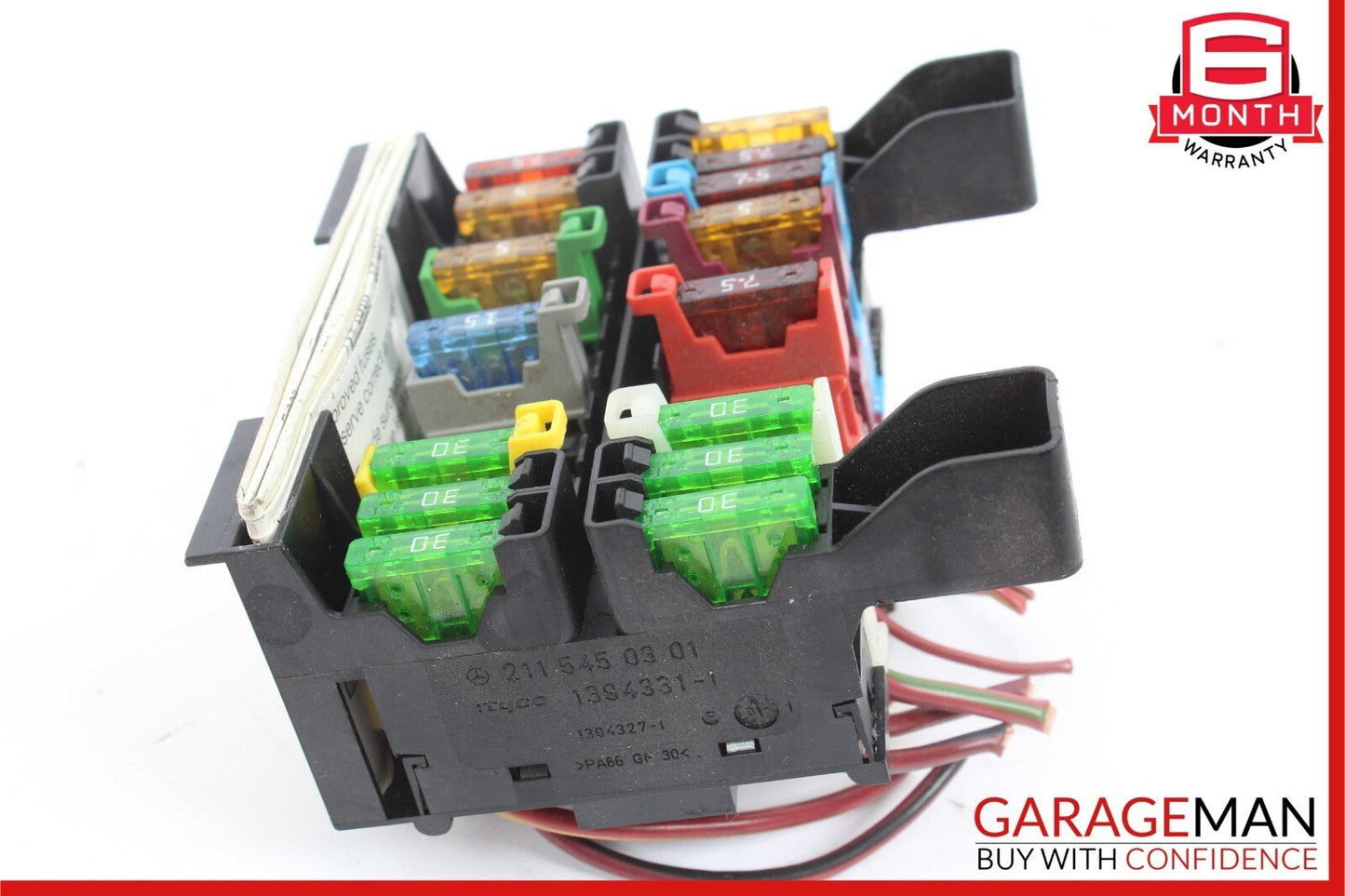 03-09 Mercedes W219 CLS500 Front Left Dashboard Dash Fuse Box 2115450301 OEM