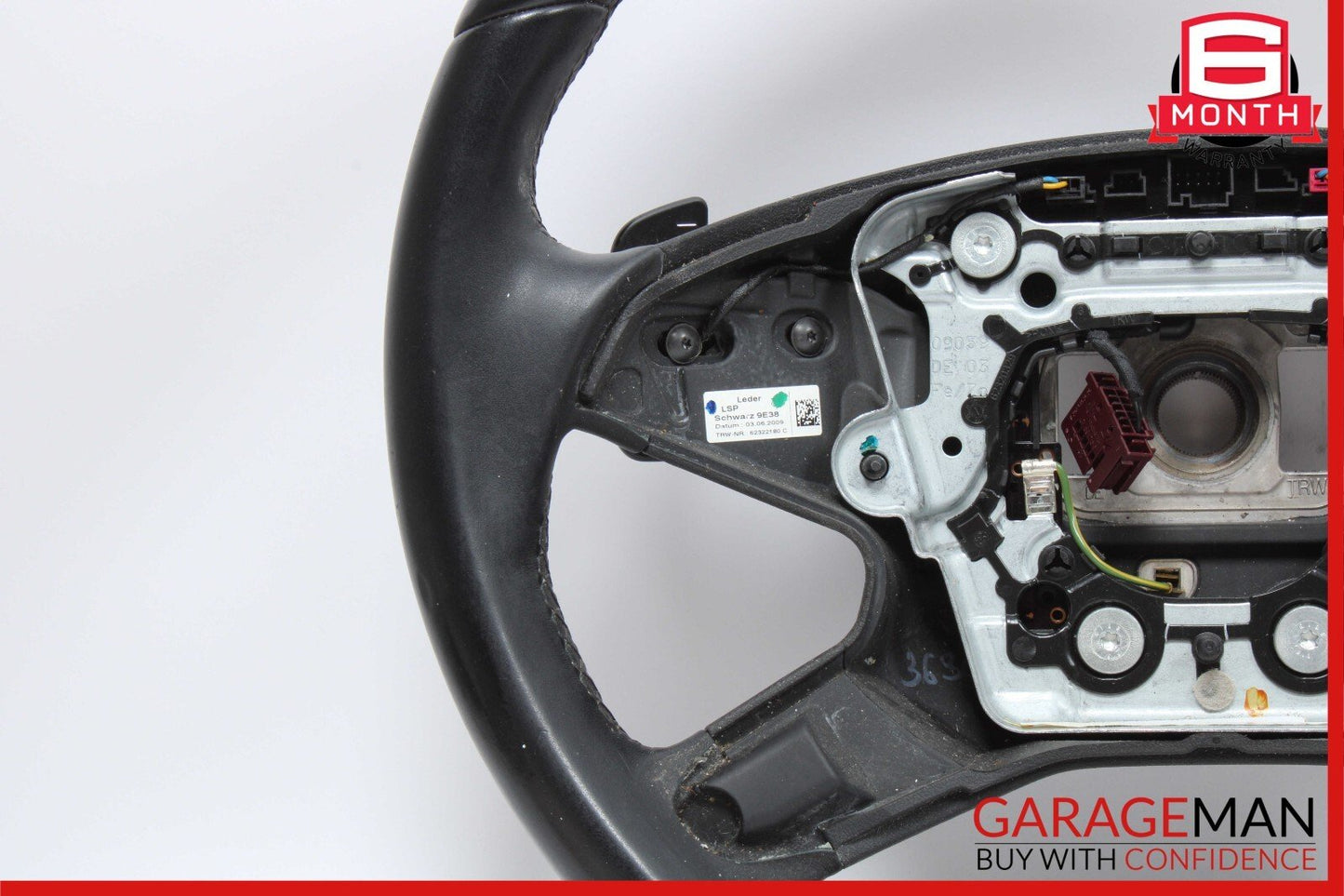 10-13 Mercedes W212 E350 E550 E400 Steering Wheel w/ Paddle Shifters Black OEM