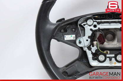 10-13 Mercedes W212 E350 E550 E400 Steering Wheel w/ Paddle Shifters Black OEM