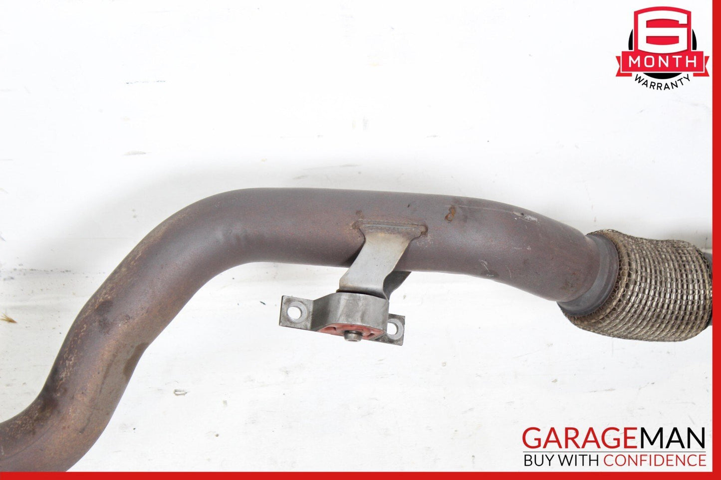 17-20 Audi A4 2.0L Exhaust System Front Resonator Muffler Pipe OEM