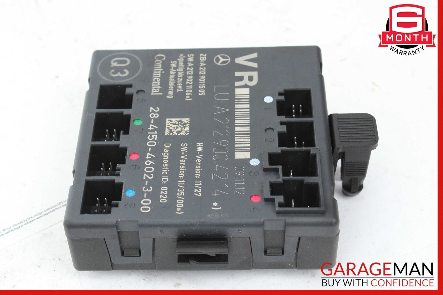 08-14 Mercedes-Benz C250 W204 Right Front Door Control Module 2129004214 OEM