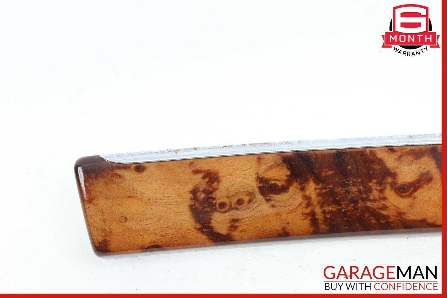 03-09 Mercedes W211 E320 E500 Front Left Dashboard Dash Molding Trim Bezel Wood