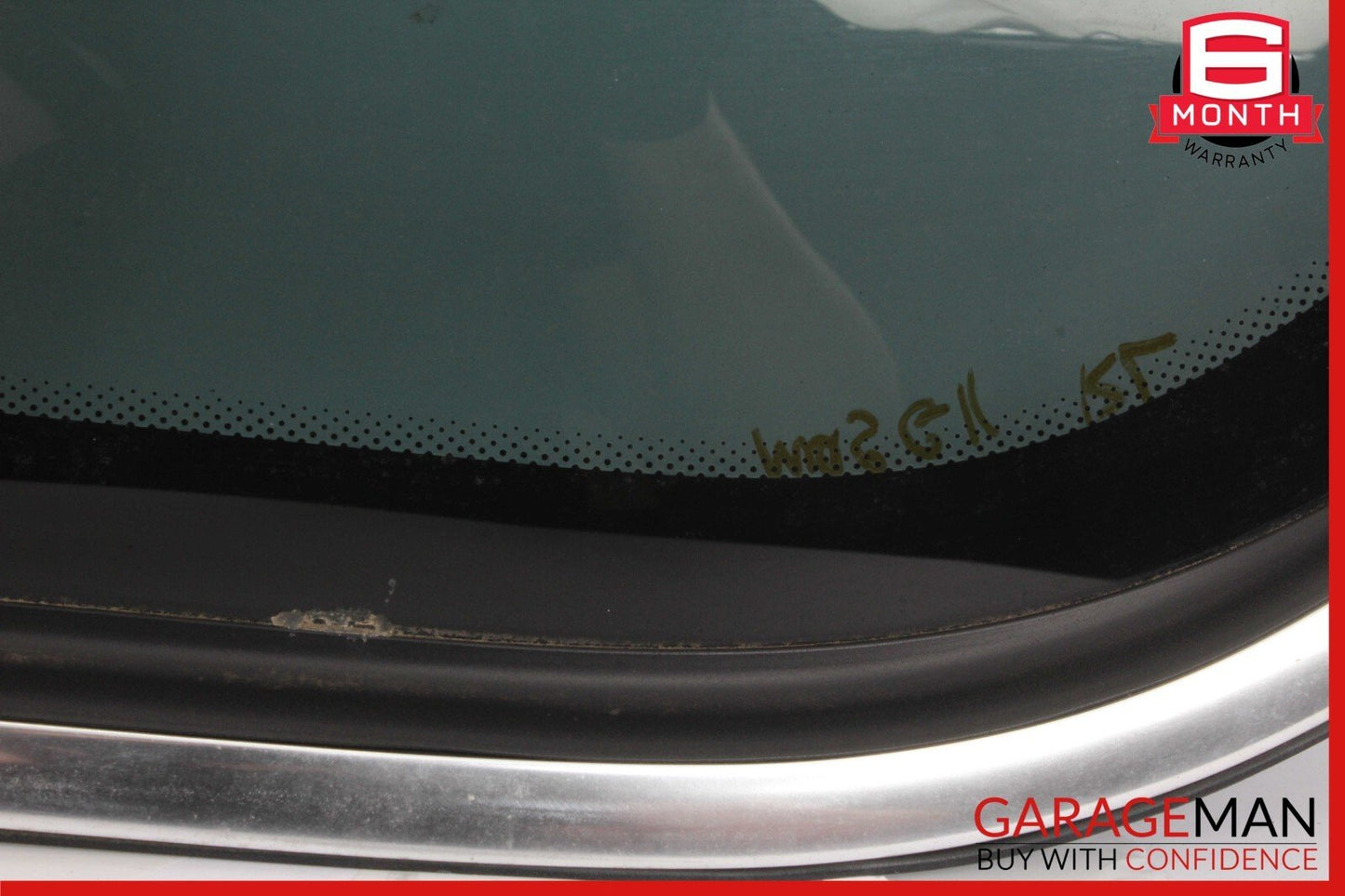 08-18 Maserati GranTurismo Rear Left Side Quarter Window Glass OEM