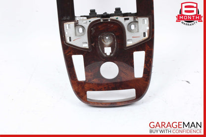 07-09 Mercedes W221 S550 S450 Center Console Armrest Trim Bezel Panel Wood OEM
