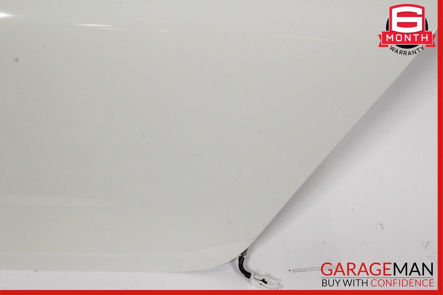 13-19 BMW 650i F06 Rear Left Driver Side Door Exterior Shell White OEM