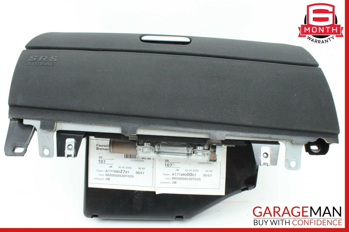 05-11 Mercedes R171 SLK280 Dashboard Glove Box Storage Tray Cover Panel Black