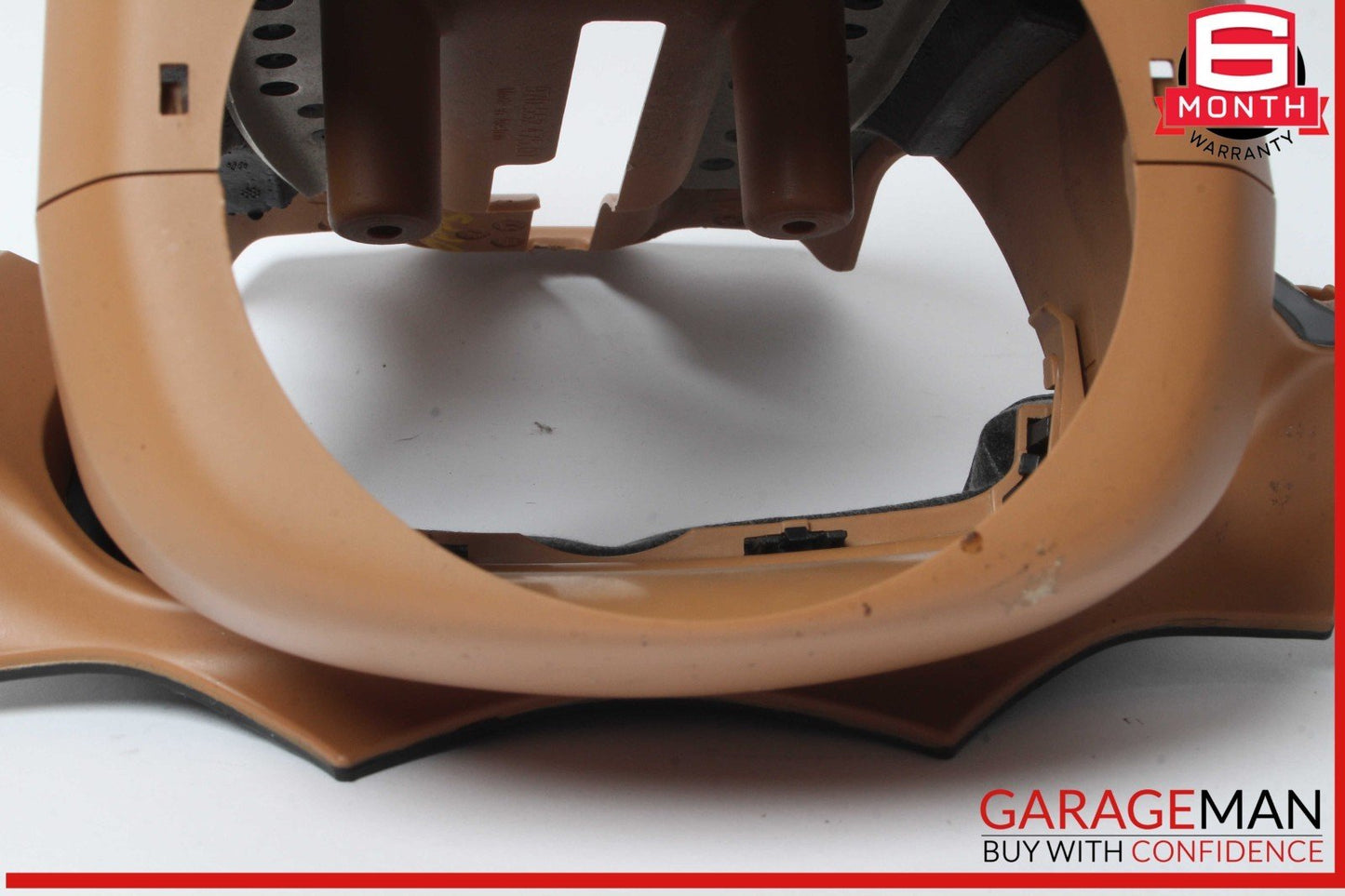 10-16 Porsche Panamera 970 Steering Column Cover Trim Brown OEM