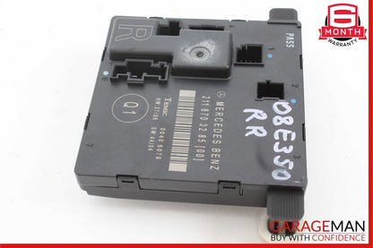 06-11 Mercedes W211 E350 Rear Right Door Control Module 2118703285 OEM