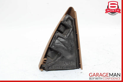 03-09 Mercedes W211 E350 E500 E550 Front Left Side Tweeter Speaker Cover Brown