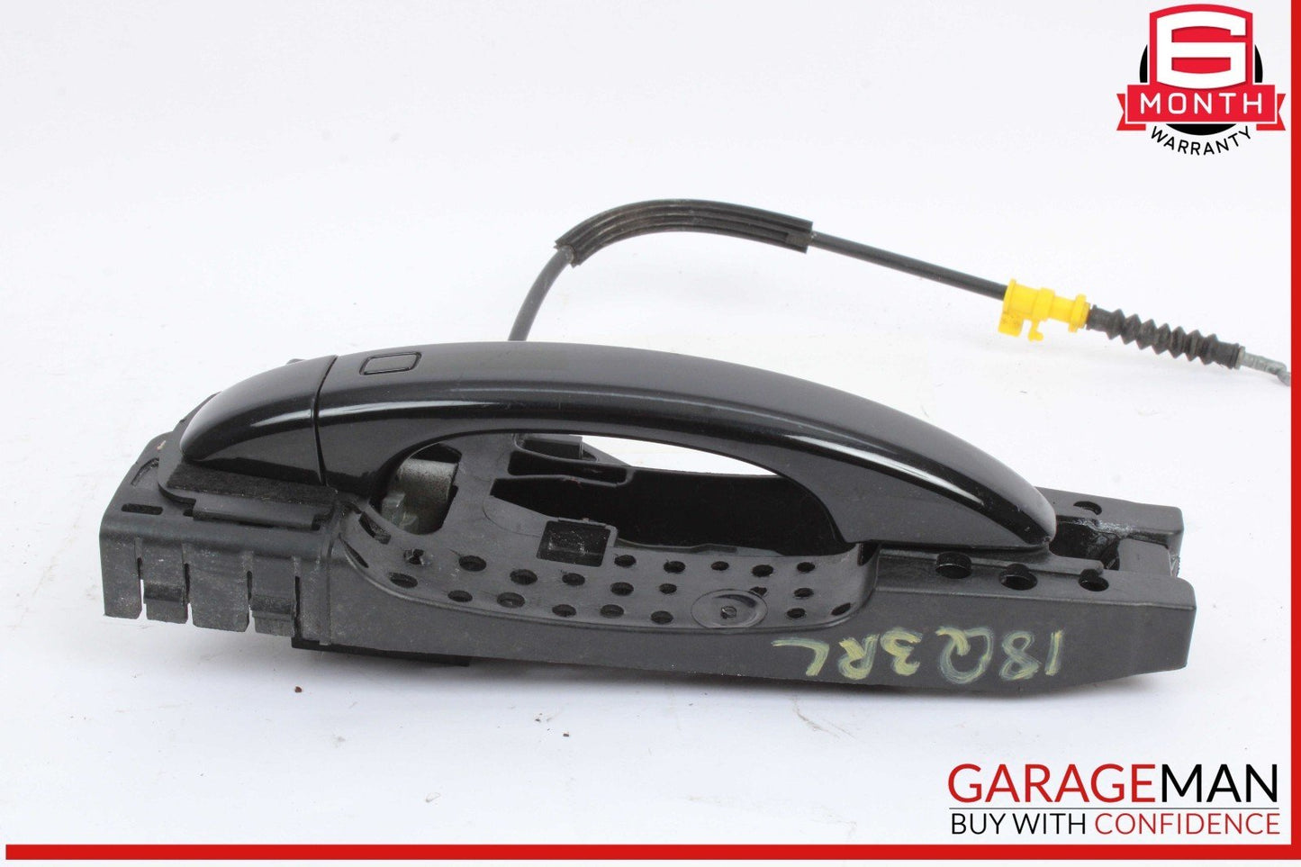 15-18 Audi Q3 Rear Left Driver Side Exterior Door Handle Black 8U0837885 OEM