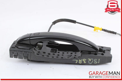 15-18 Audi Q3 Rear Left Driver Side Exterior Door Handle Black 8U0837885 OEM