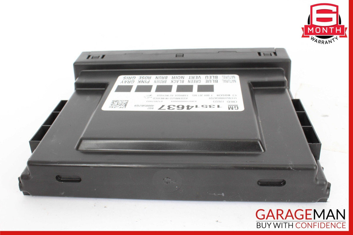 17-20 Cadillac XT5 BCM Body Control Module Unit Bosch 13514637 OEM