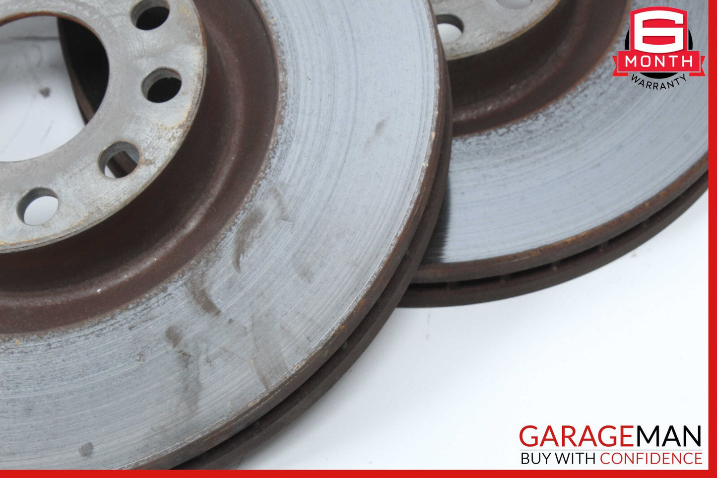 10-16 Mercedes W212 E350 Rear Brake Rotors Disc Left & Right Set OEM