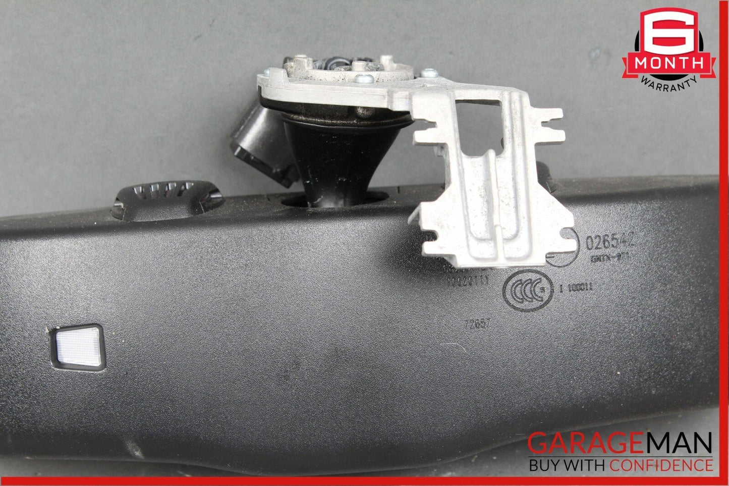 14-17 Maserati Ghibli Interior Top Upper Rear View Mirror Black 68206442 OEM