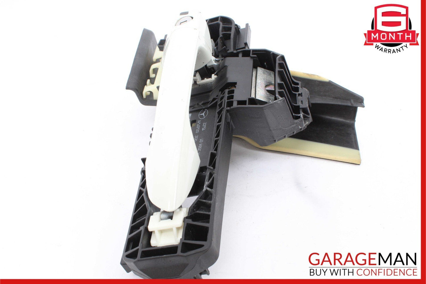 10-13 Mercedes W212 E350 Front Left Exterior Door Handle Assembly Calcite White