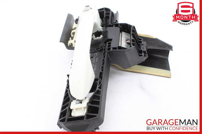 10-13 Mercedes W212 E350 Front Left Exterior Door Handle Assembly Calcite White