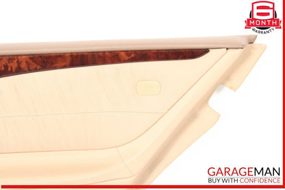 96-02 Mercedes W210 E320 Rear Right Passenger Side Interior Door Panel Trim OEM