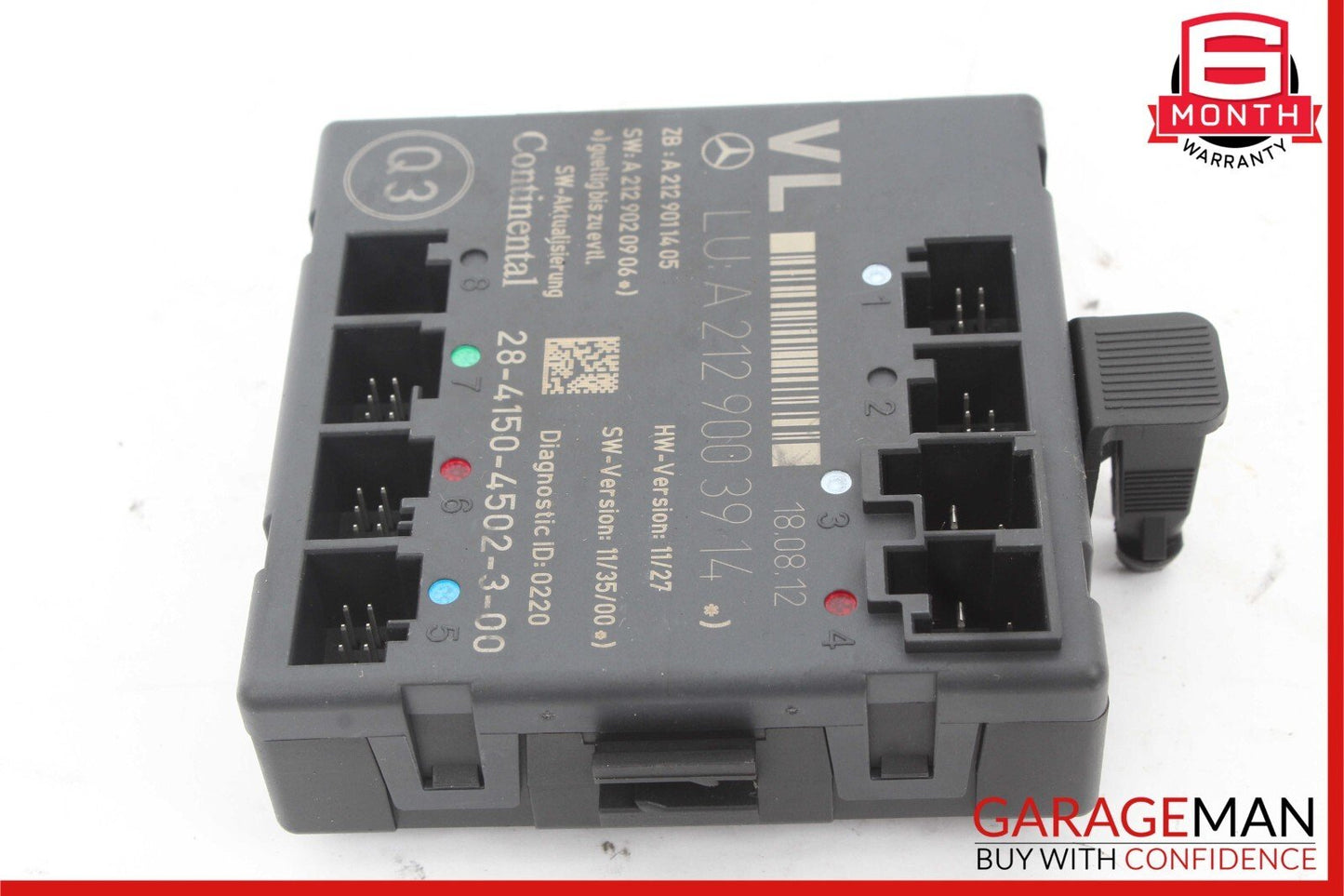 08-14 Mercedes W204 C250 C350 Front Left Side Door Control Module Unit OEM