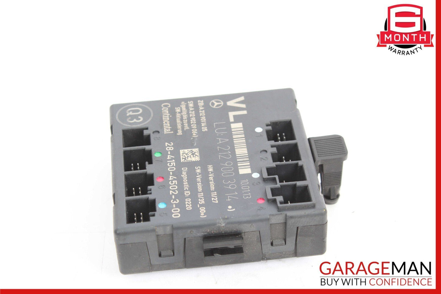 08-18 Mercedes W204 C300 CLS550 SLK250 Front Left Side Door Control Module Unit
