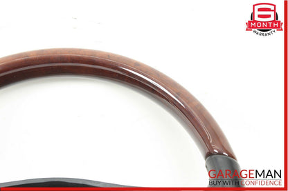 10-13 Mercedes W221 S550 S400 Steering Wheel w/ Paddle Shifters Black Wood OEM
