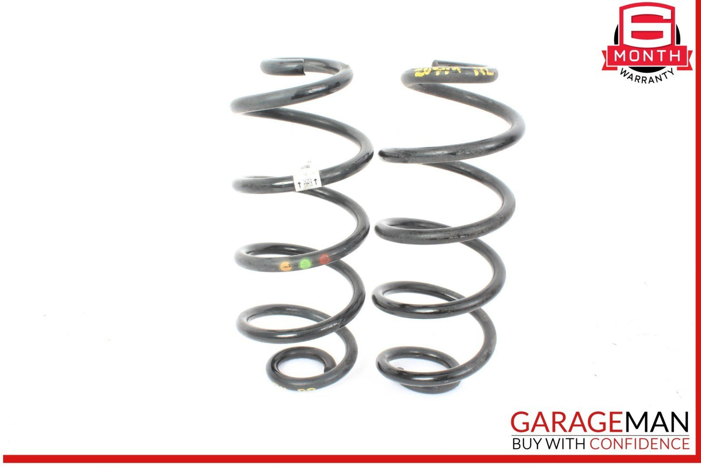 15-24 Porsche Macan 95B Rear Left & Right Shock Absorber Coil Spring Set OEM
