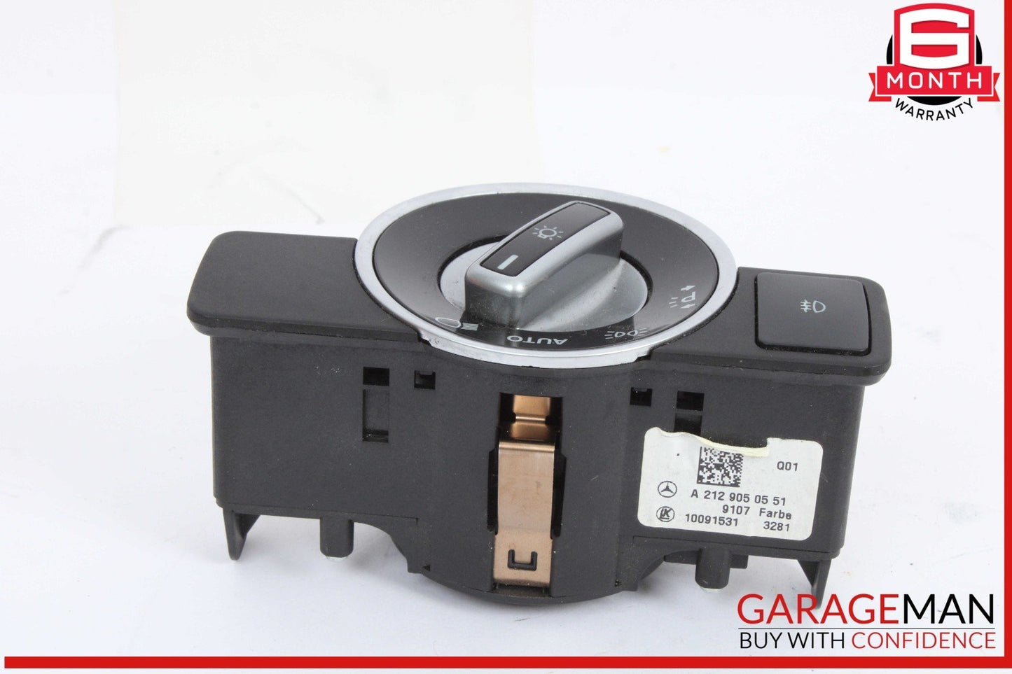 08-20 Mercedes W204 C250 C300 Head Light Fog Light Switch Control Module OEM