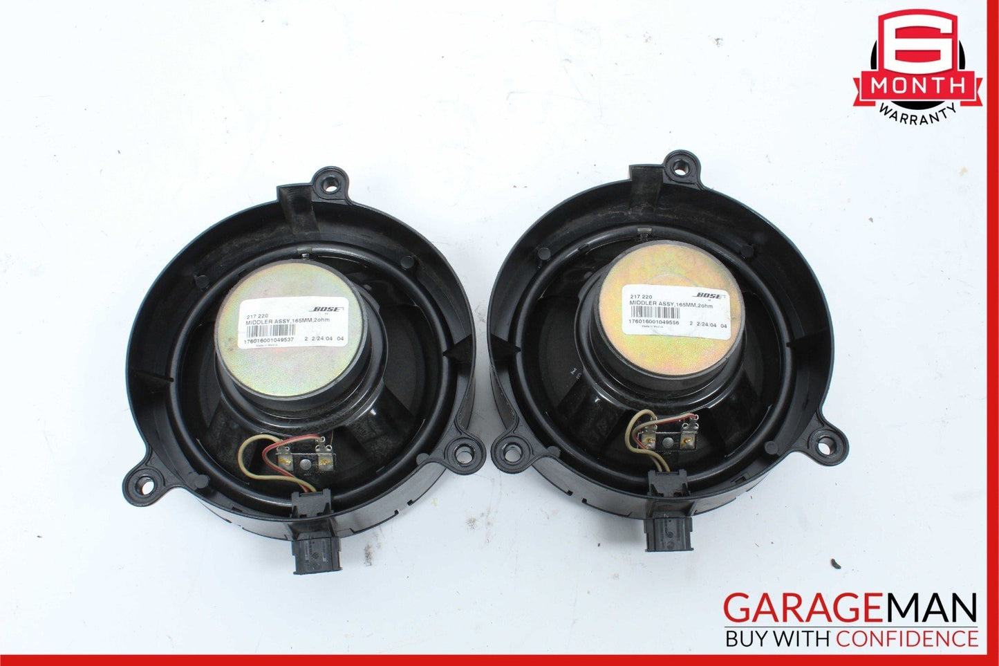 03-09 Mercedes W209 CLK500 CLK55 Front Left & Right Side Door Audio Speaker Set