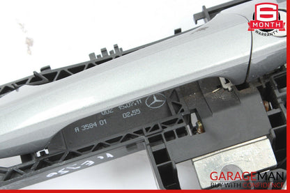10-13 Mercedes W212 E350 Front Left Side Exterior Door Handle Assembly Silver